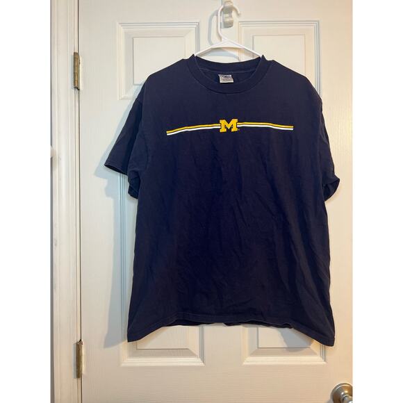 Delta Pro Weight University of Michigan Classic Retro T-Shirt Sz: Large - Picture 1 of 4
